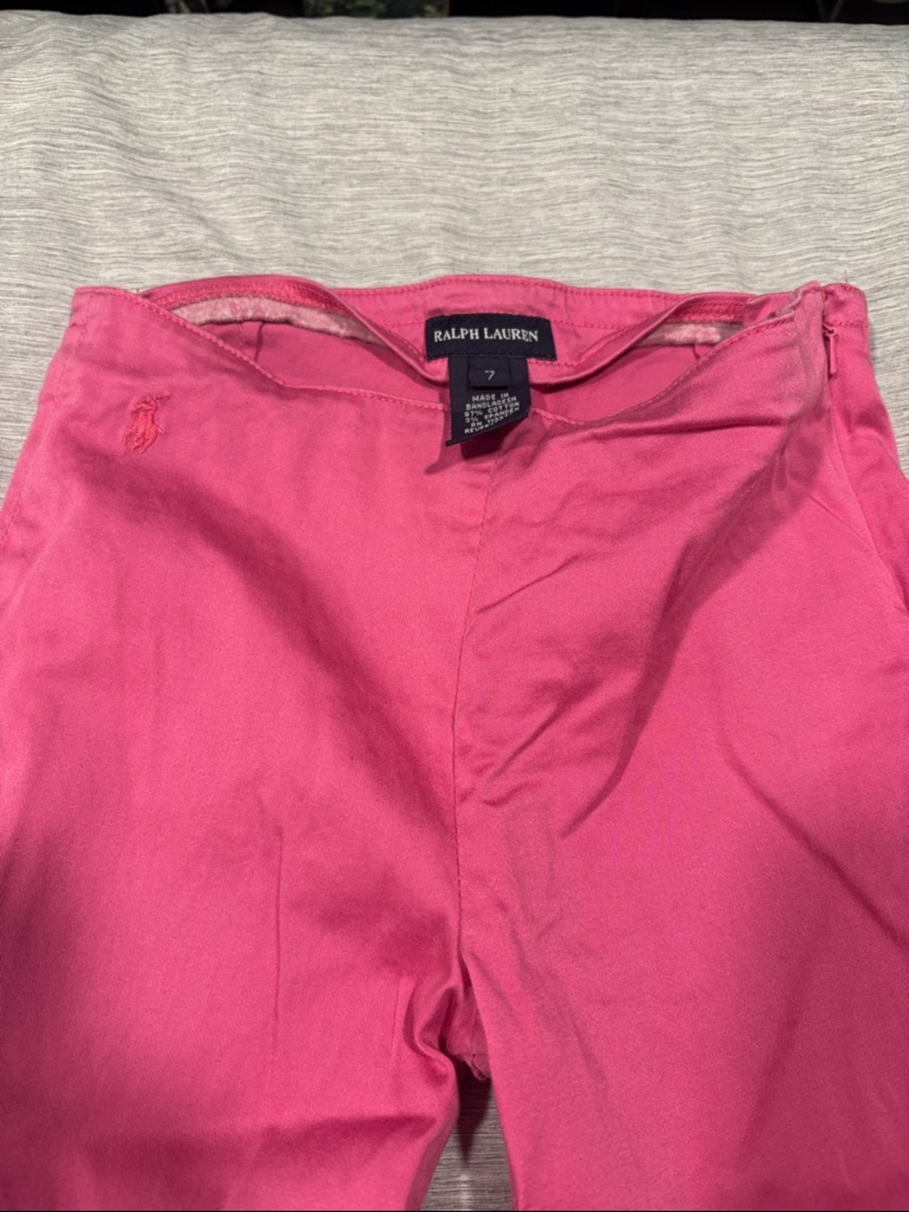Ralph Lauren Hot Pink Chino Pants with Embroidered Pony